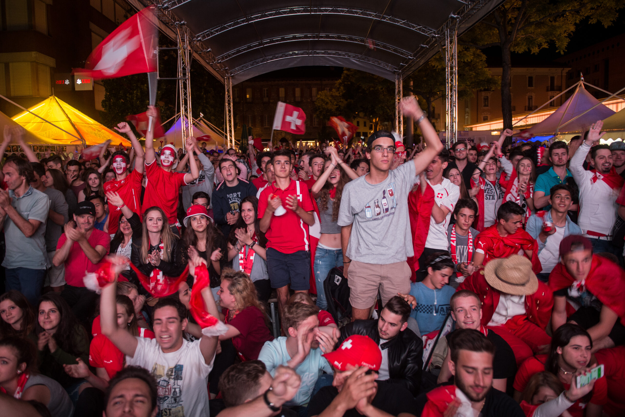 FANZONE, PUBLIC VIEWING, FUSSBALL, GRUPPE A, VORRUNDE, FRA CHE, FRANKREICH SCHWEIZ, UEFA EURO 2016, EURO 2016, EURO2016, FUSSBALLEUROPAMEISTERSCHAFT, FUSSBALL EM,