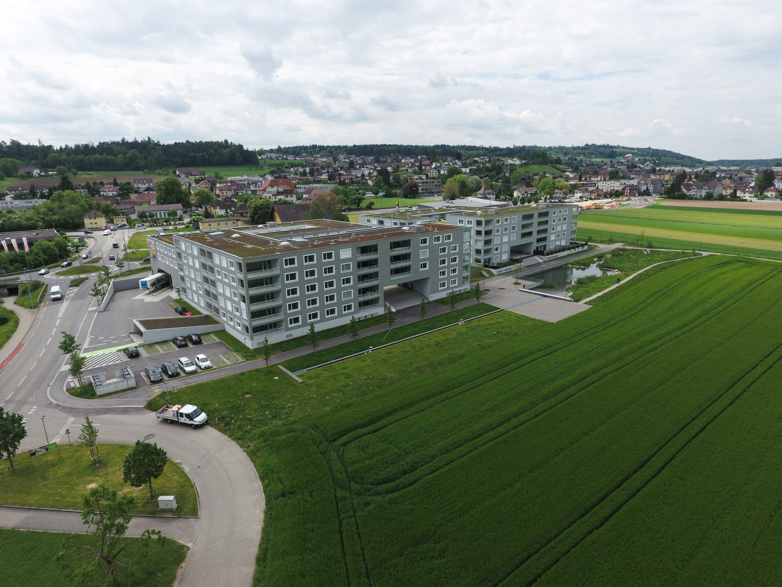 Rothrist aus der Luft, aufgenommen im Sommer 2016.