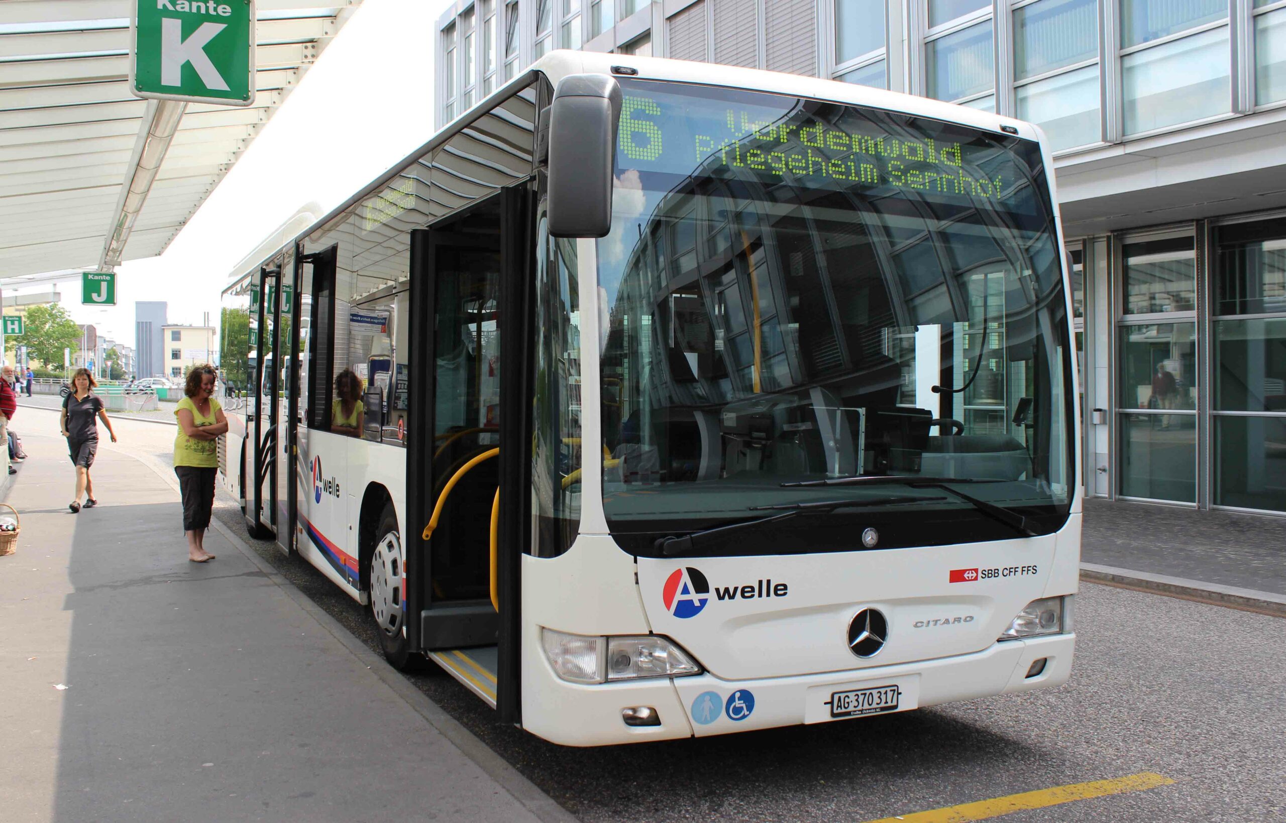 Die Buslinie 6 bekommt einen neuen Seitenast Zofingen-Vordemwald-Rothrist