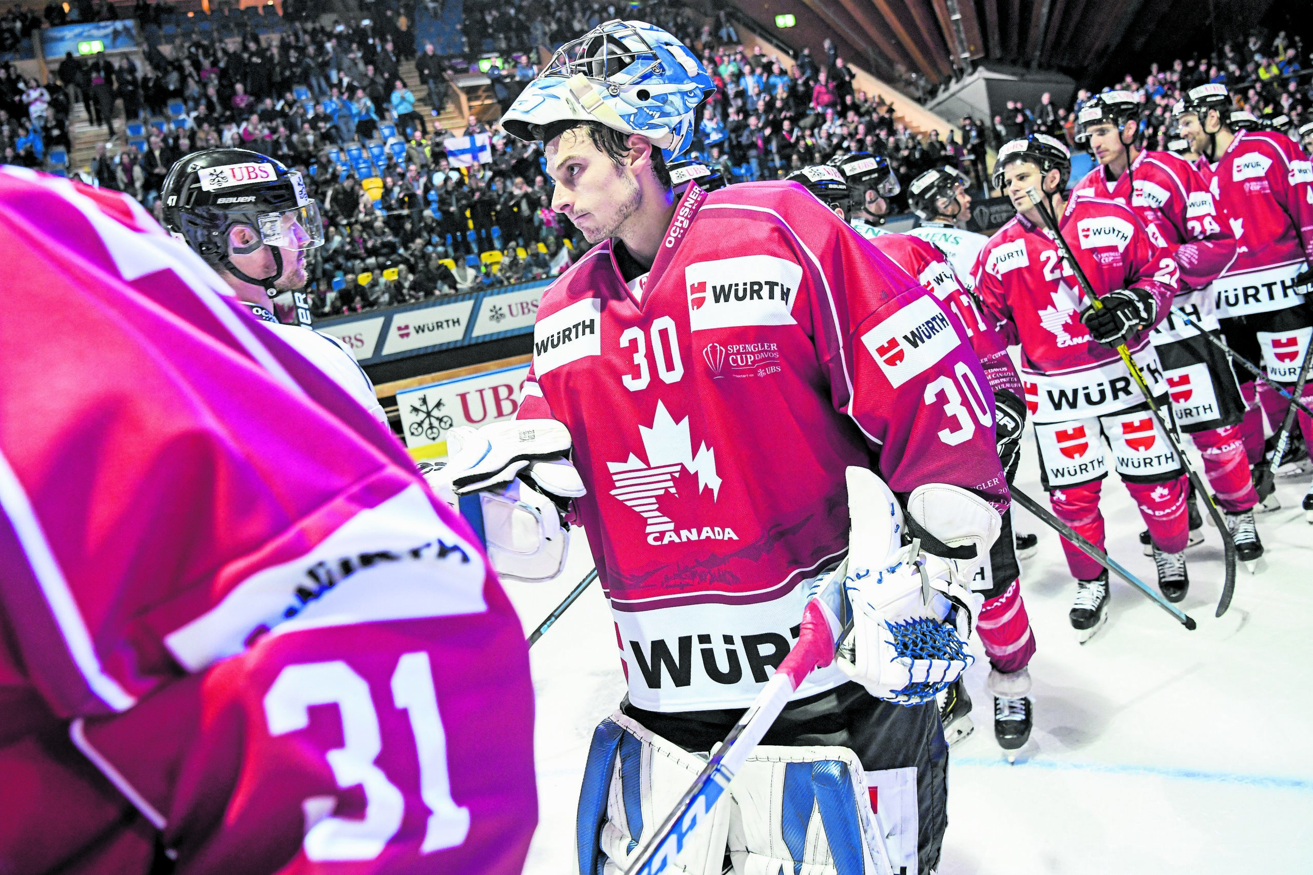 SPENGLER CUP, EISHOCKEY, HOCKEY SUR GLACE, TEAM CANADA, TEAM KANADA, TURKU, TPS TURKU, HALBFINAL, HALBFINALE,