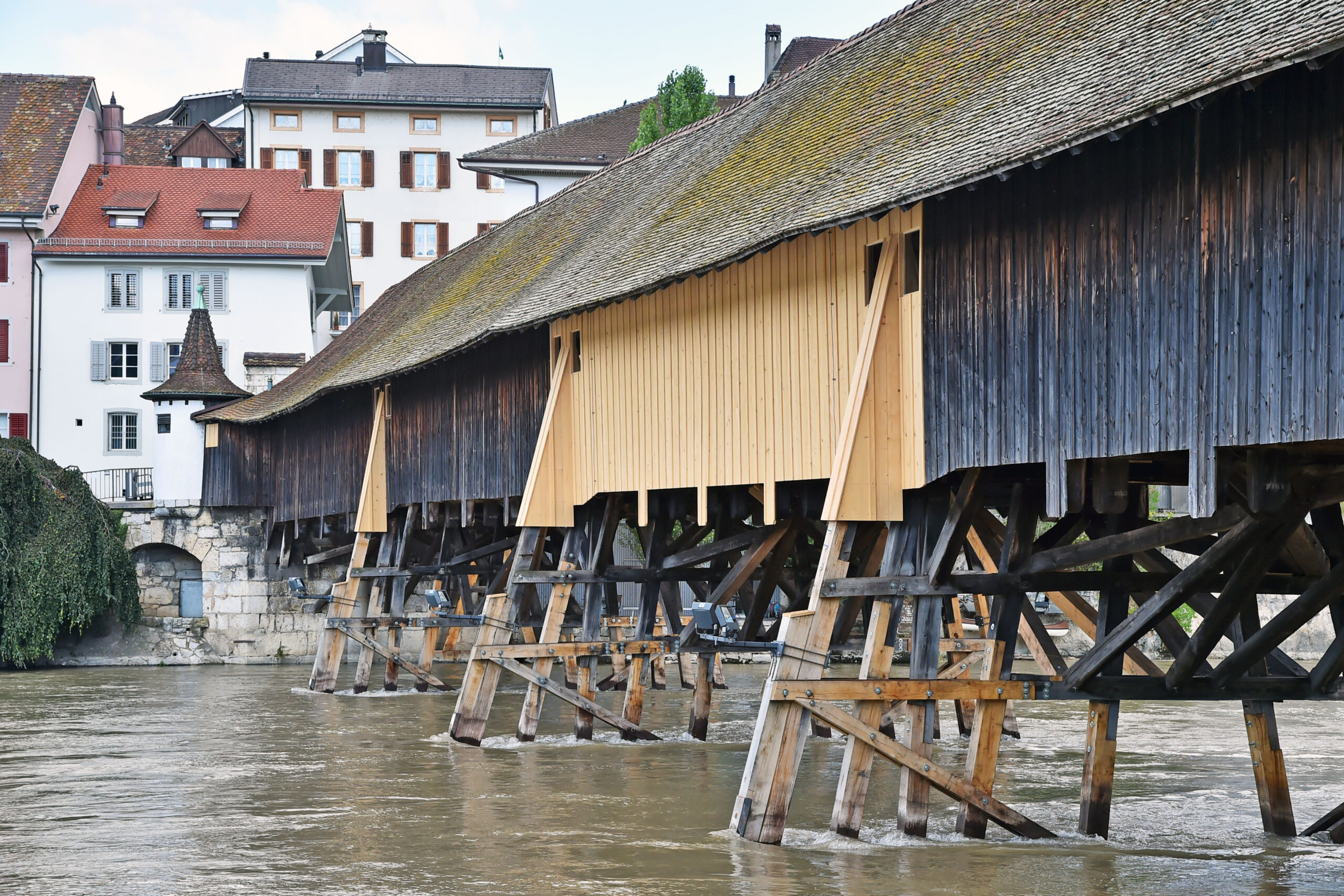 Holzbrücke