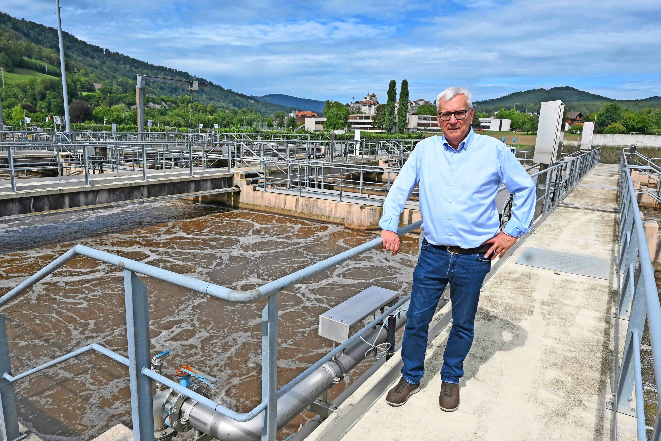 Erich Schnyder ist seit 30 Jahren Betriebsleiter des Abwasserverbands Aarburg.
