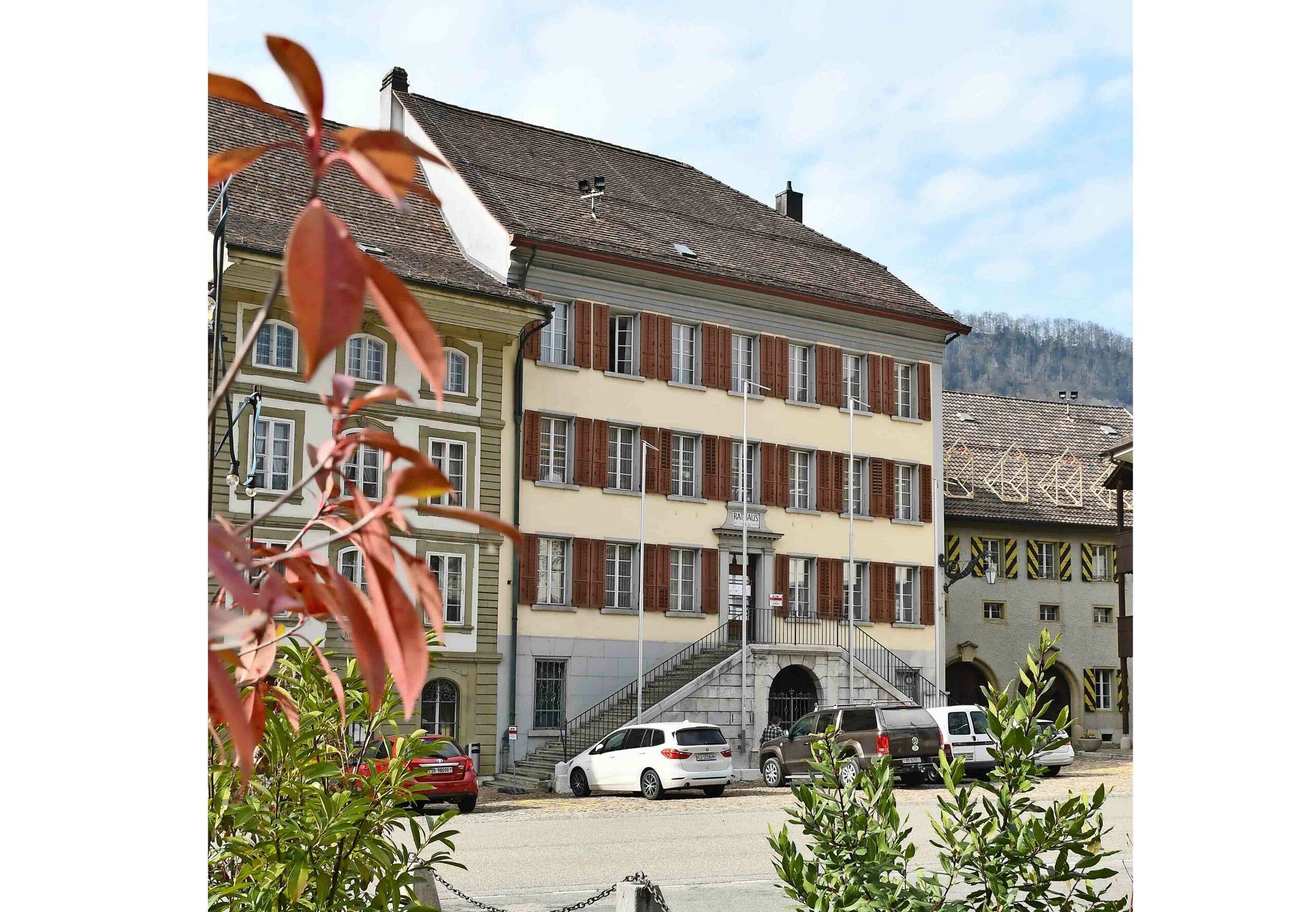 Das Rathaus der Gemeinde Aarburg im Städtli.