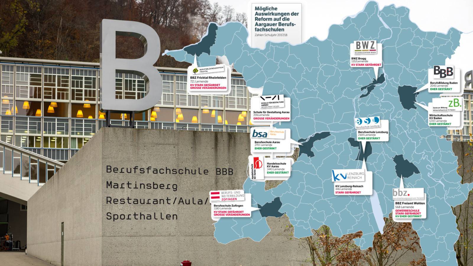 Berufsschulstandorte