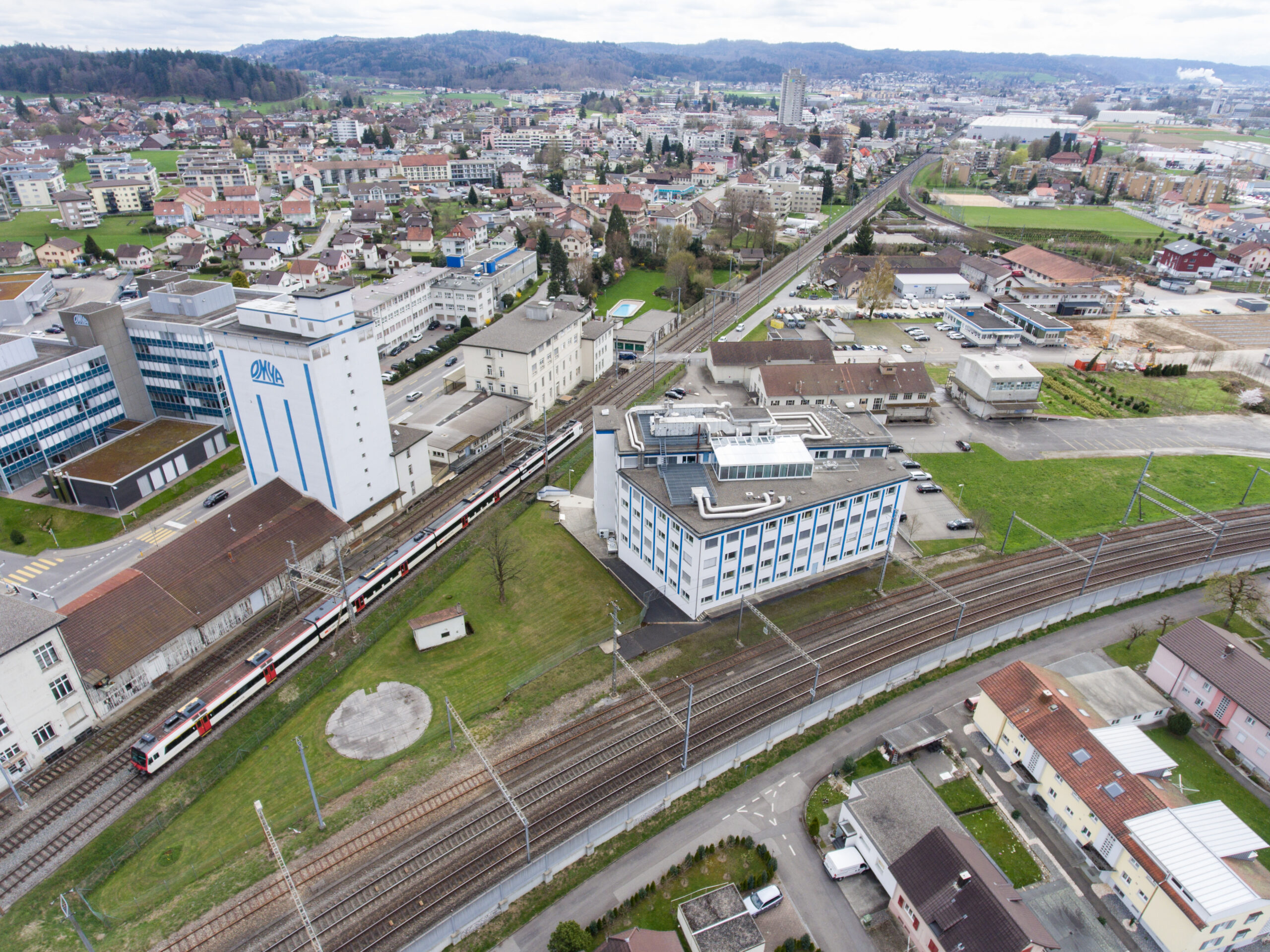 Aarburg, fotografiert im April 2018
