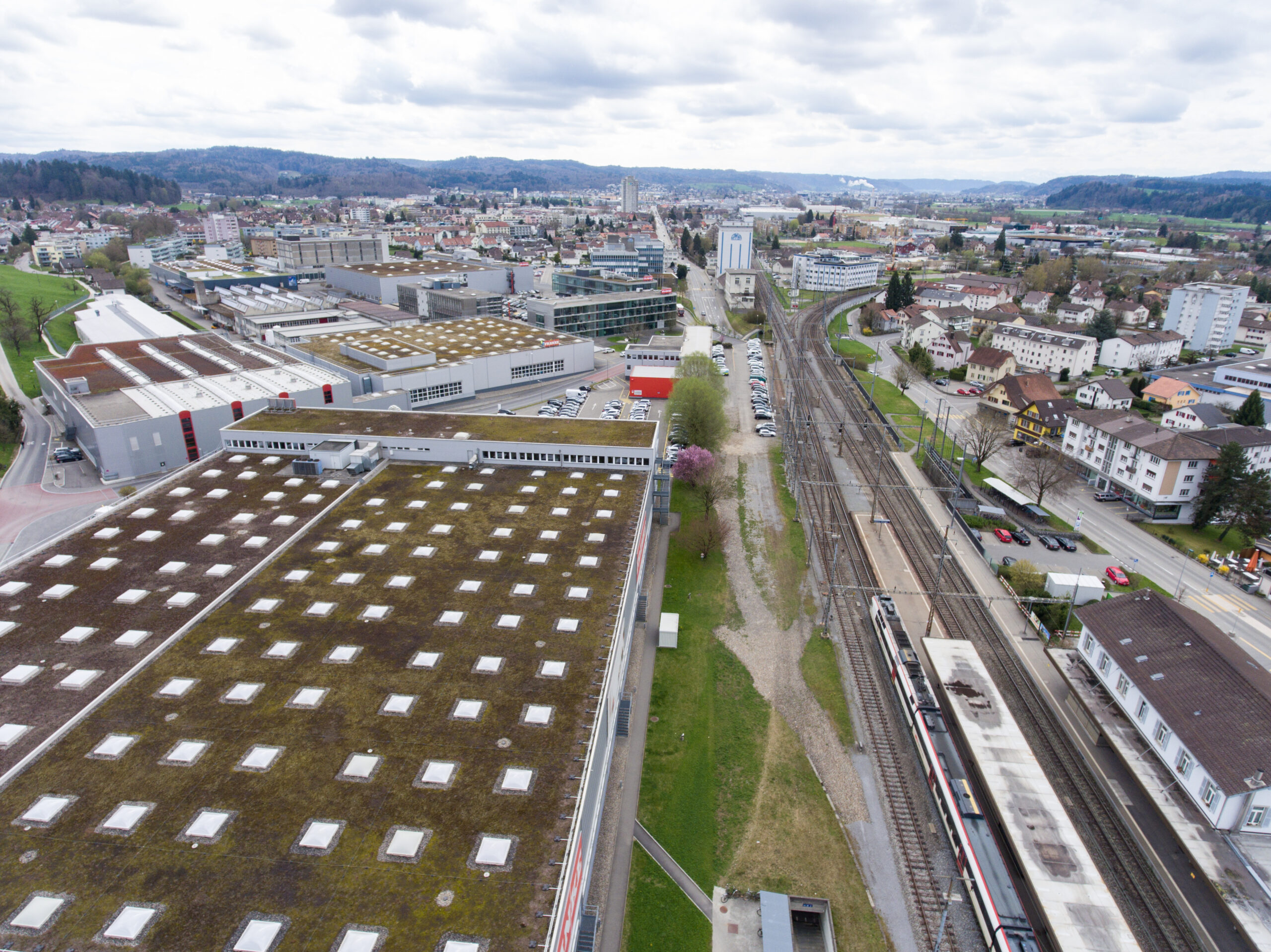 Aarburg, fotografiert im April 2018