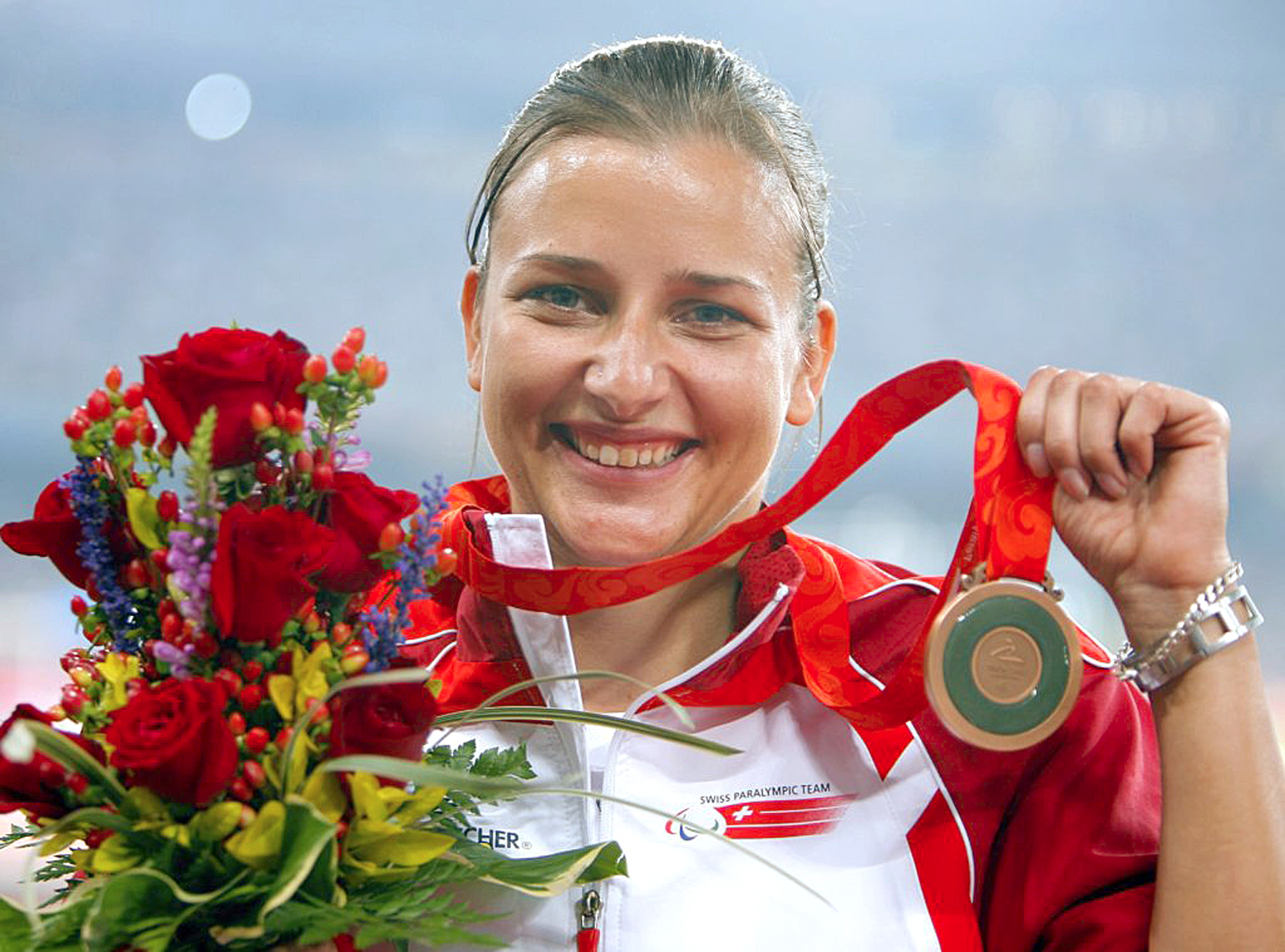 LEICHTATHLETIK, TEAM SCHWEIZ, CHINA, PARALYMPISCHE SPIELE, OLYMPISCHE SPIELE, OLYMPISCHE SOMMERSPIELE, SOMMER SPIELE, SOMMEROLYMPIADE, OLYMPIADE BEIJNG, PEKING, 2008, BEHINDERTE,