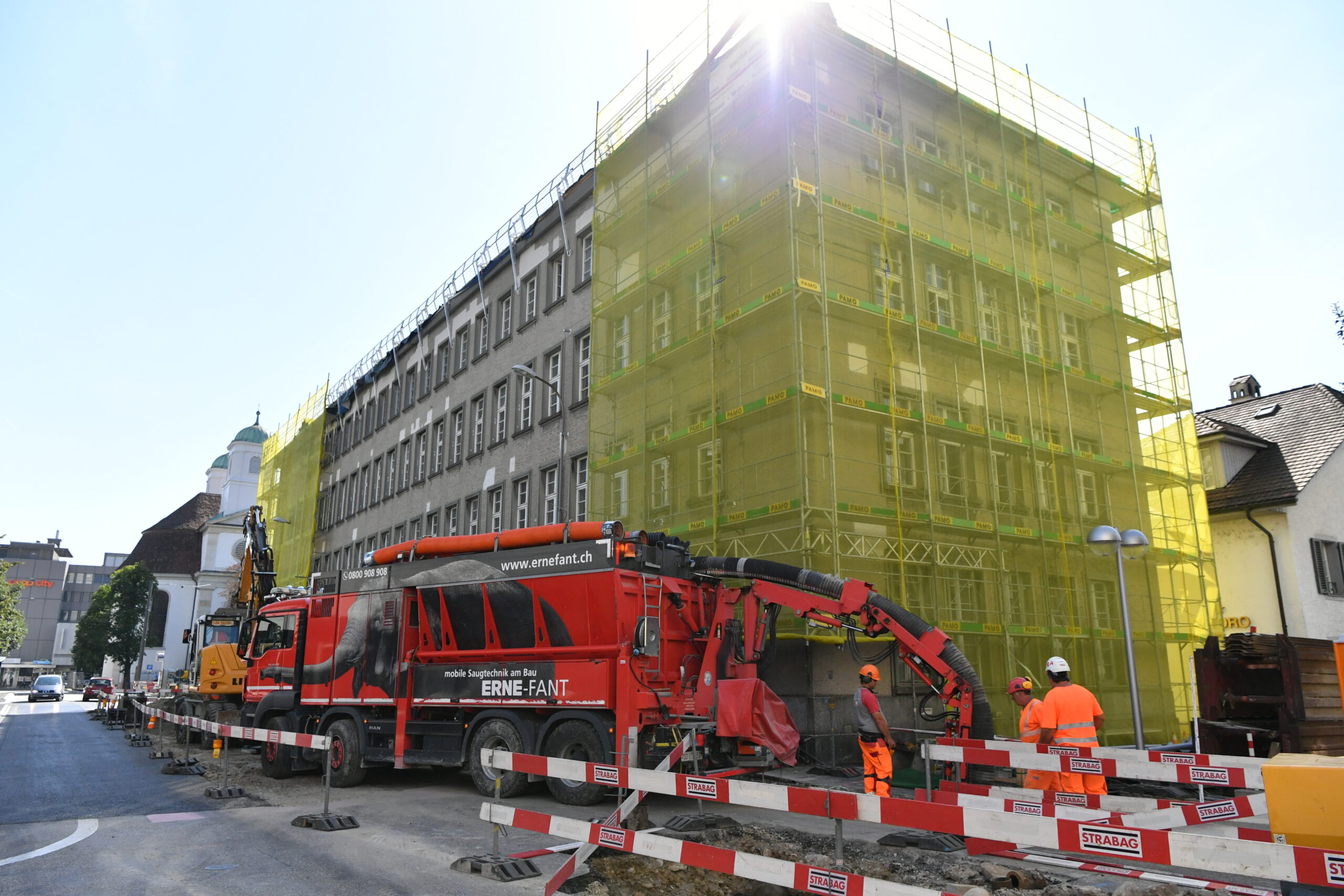 Führung durch das Haus der Museen Olten während des Umbaus