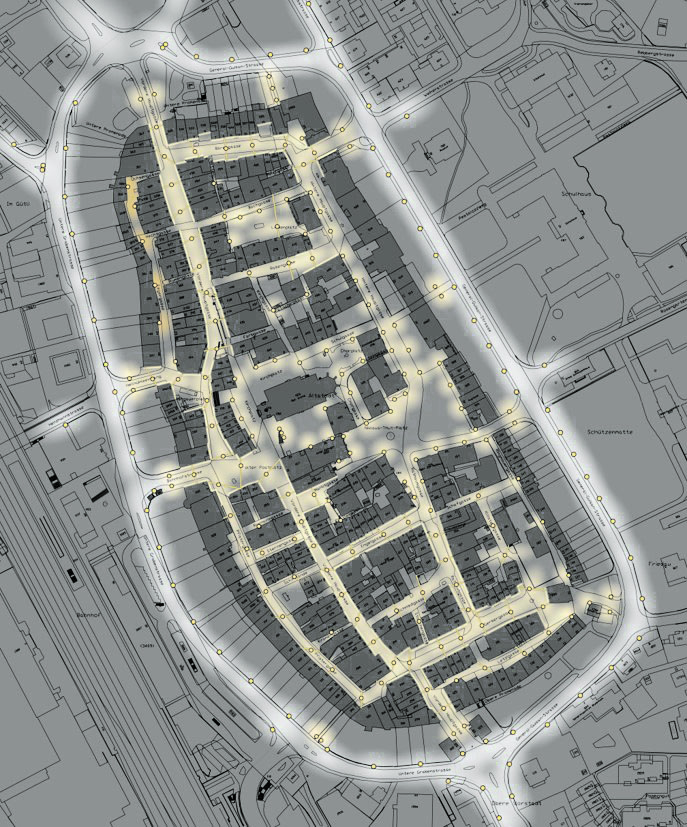 PlanLumiere Der Plan Lumière hat zum Ziel, die Beleuchtung im Stadtkern von Zofingen zu optimieren. Die Lichtfarben soll vereinheitlicht, die Stadteingänge sichtbarer gemacht werden. zvg