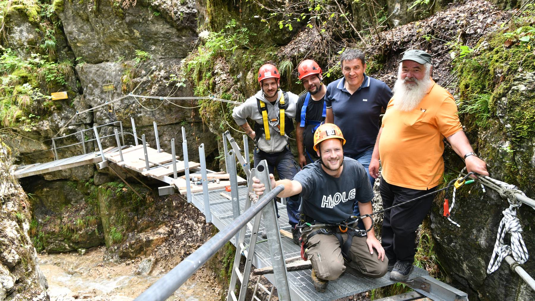 teufelsschlucht1 Spätestens an Ostern wird die Schlucht wieder geöffnet. (Bild: Bruno Kissling)