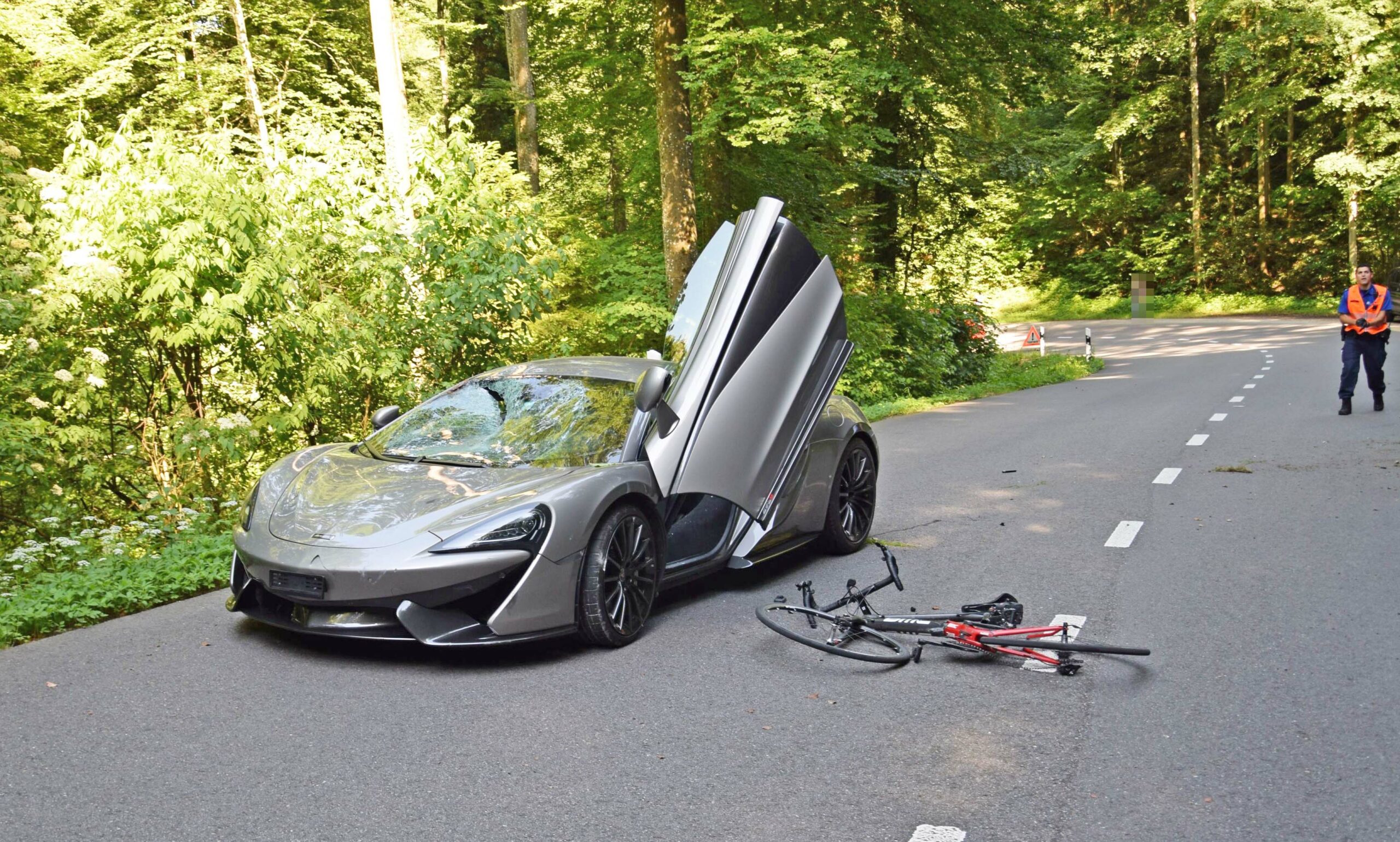 VUDornach Die Unfallstelle am 20. Juni (Bild: Kapo SO)