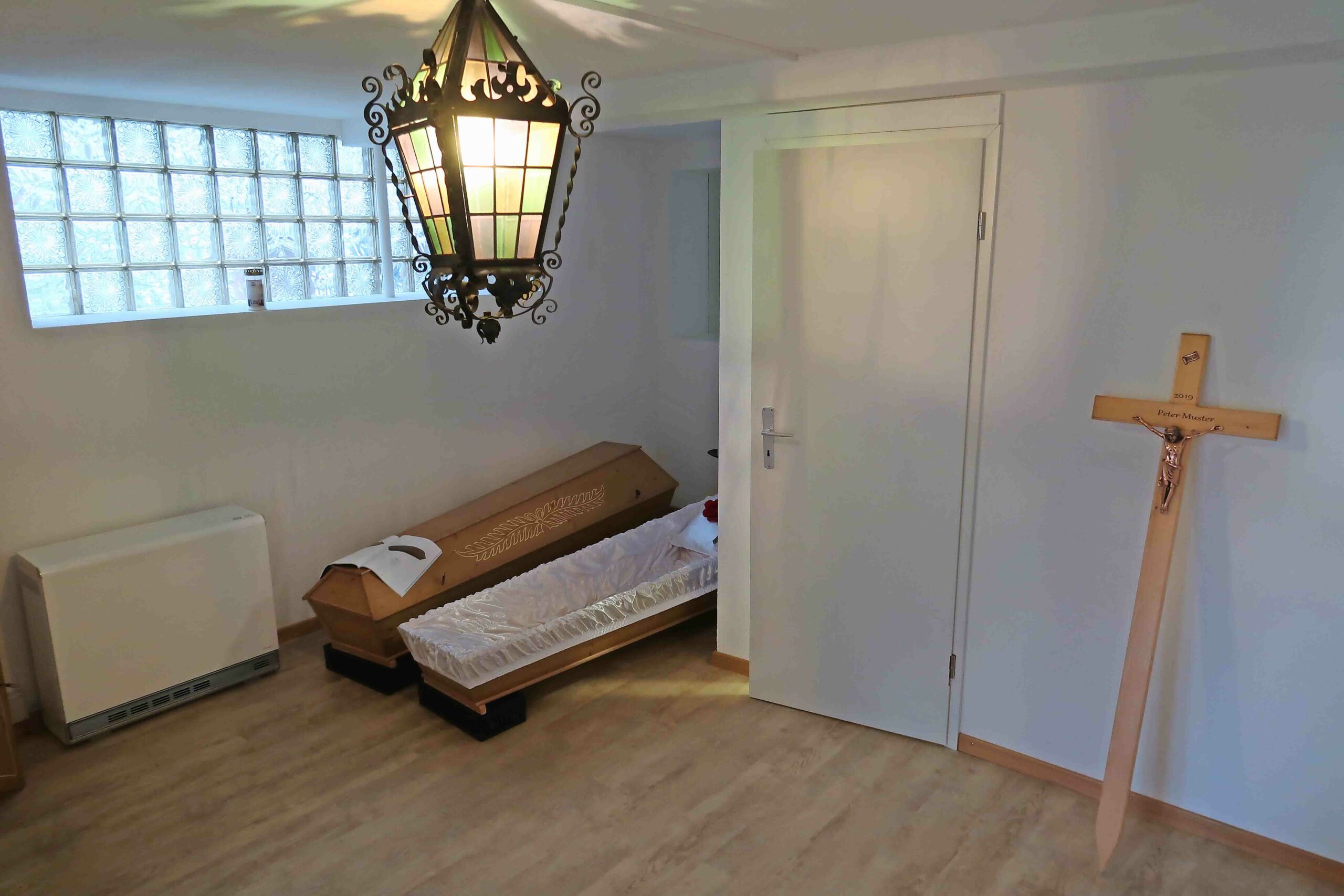 Innenraum des Bestattungsinstituts Joeri-Bestattungen in Dagmersellen.