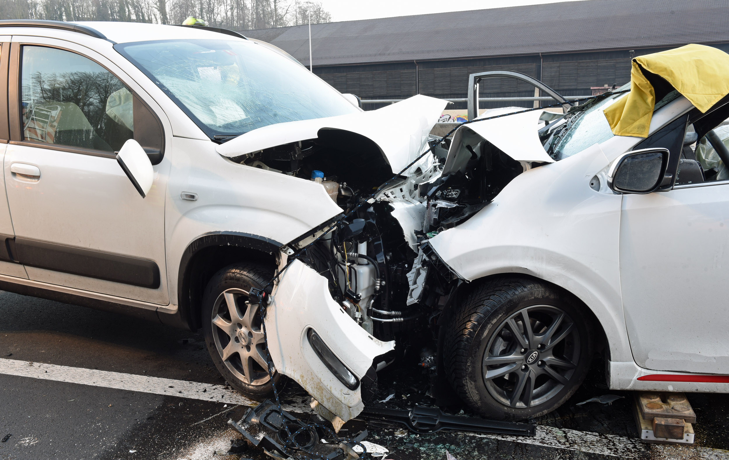 Luzern1 Unfall in der Stadt Luzern (Bild: Kapo LU)