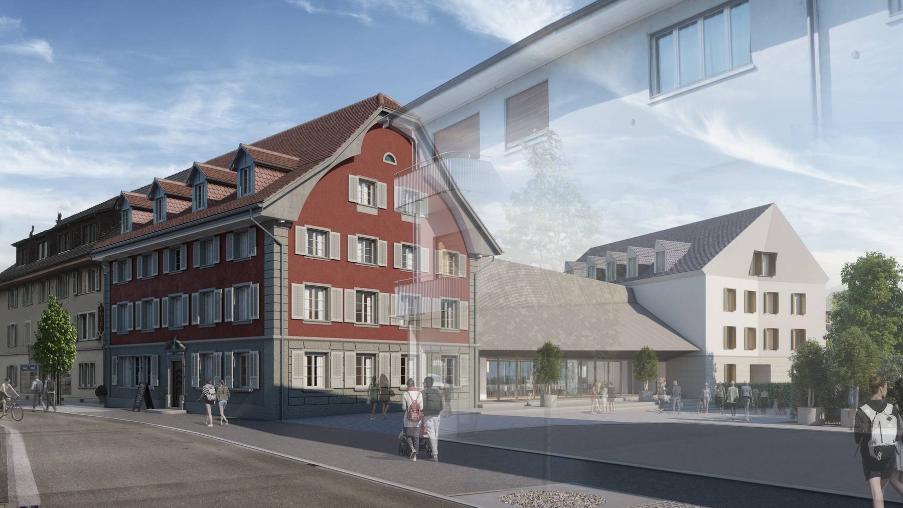 Ochsen 1 … vom Bahnhof aus Richtung Altstadt gehen und sich über die kürzeste Bahnhofstrasse der Welt wundern. Die ist nämlich nur 43 Meter lang. (Bild: jam)