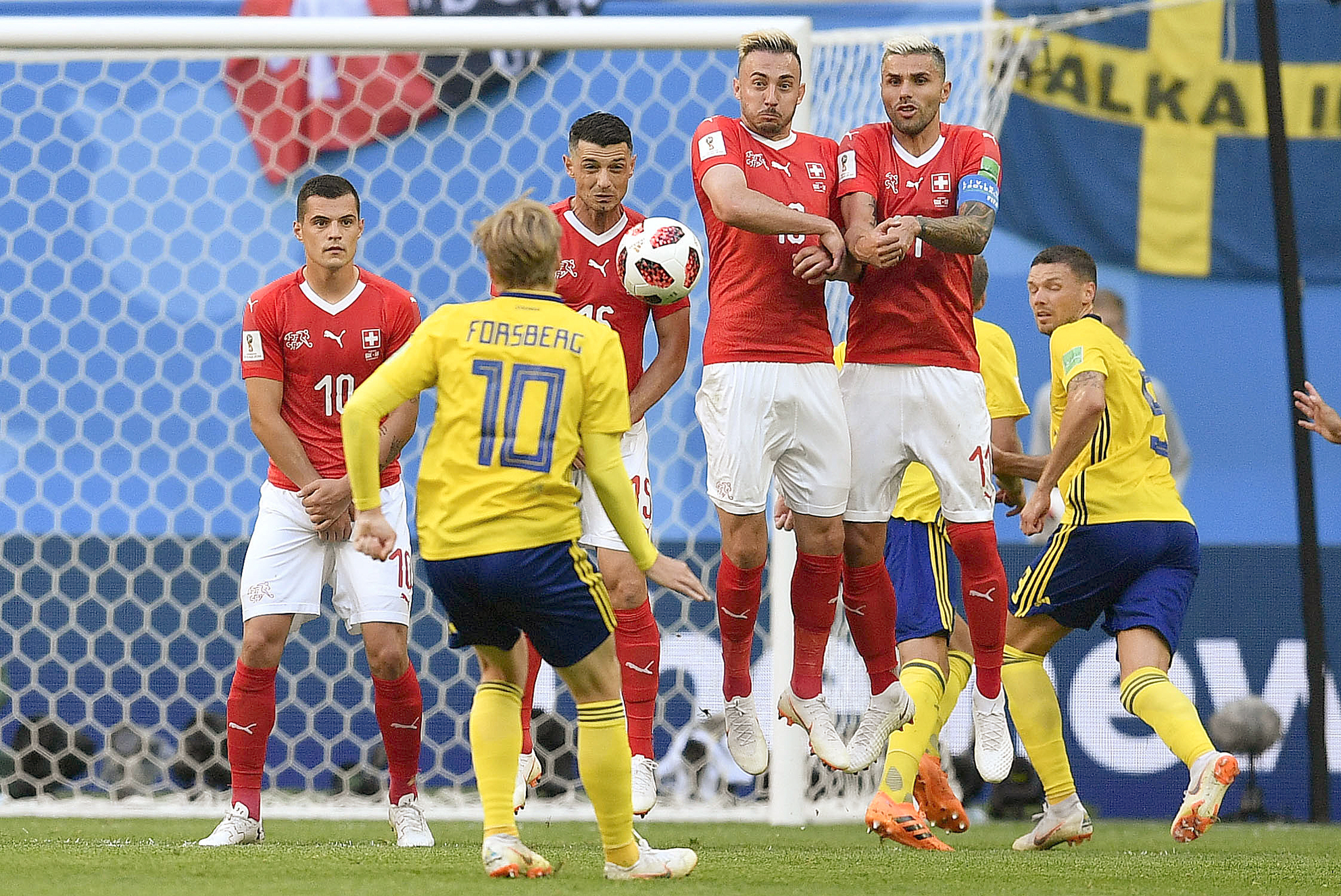 Russia Soccer WCup Sweden Switzerland